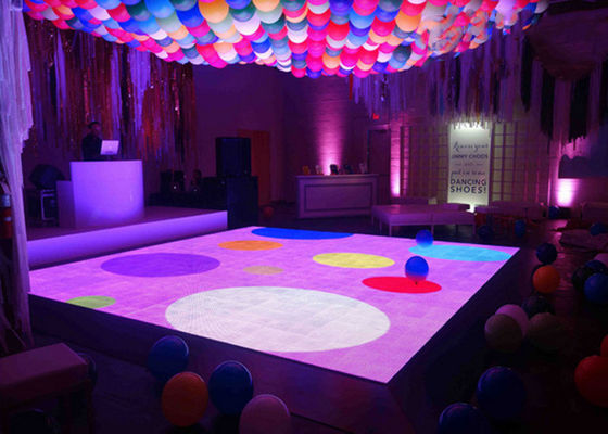 Sự kiện câu lạc bộ P4.81 Màn hình LED sàn khiêu vũ 500 * 500mm UL ISO đã được phê duyệt