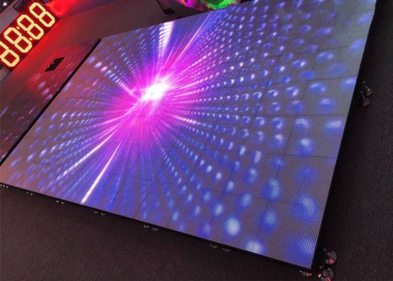 Sân khấu DIY 3D IP31 4.81mm Màn hình LED sàn khiêu vũ cho câu lạc bộ quán bar