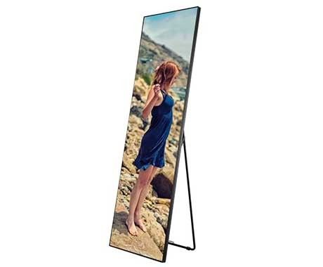 Quảng cáo trong nhà Bảng áp phích LED RGB 3mm, Màn hình áp phích điện tử 576 * 1920mm