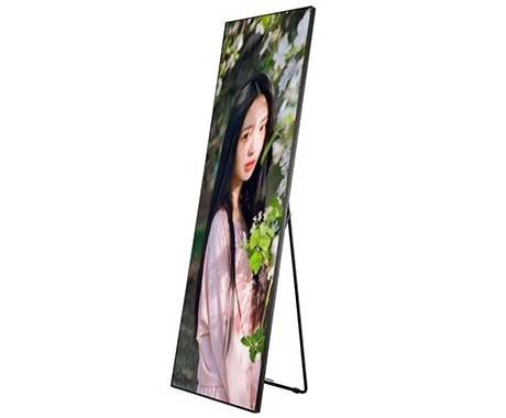 Quảng cáo trong nhà Bảng áp phích LED RGB 3mm, Màn hình áp phích điện tử 576 * 1920mm